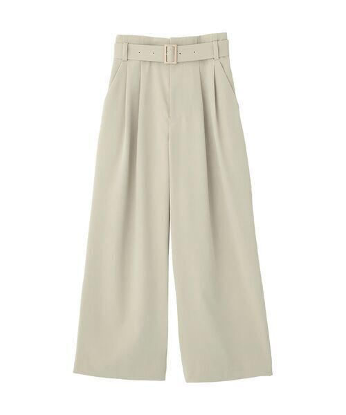 CRAFT STANDARD BOUTIQUE ハイウエストベルトワイドパンツ