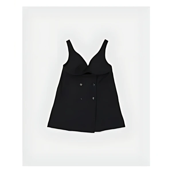 RONE PARC UNI flare mini dress
