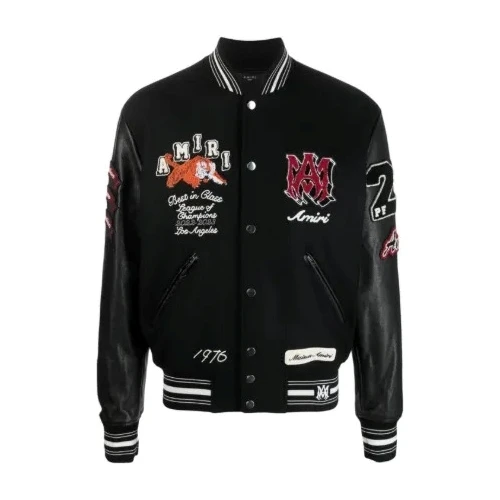 AMIRI VINTAGE PATCH VARSITY BOMBER