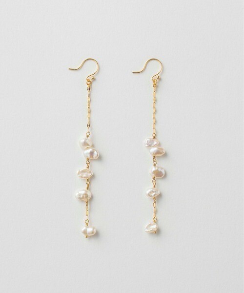 ete パール ロングピアス