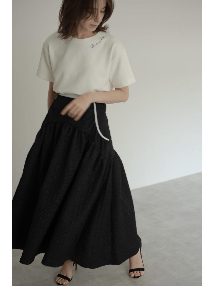 maison de Dolce. ジャガードスカート【black】