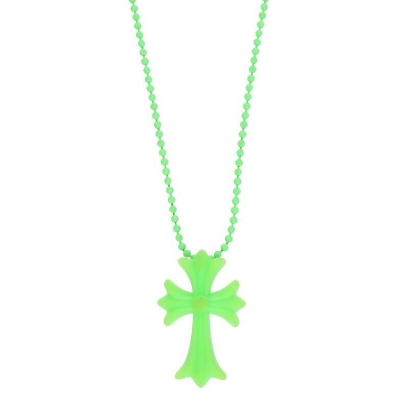 CHROME HEARTS ネックレストップ FNO RUBBER CH CRS SML ラバースモールCHクロス FNO限定シリコンネックレス