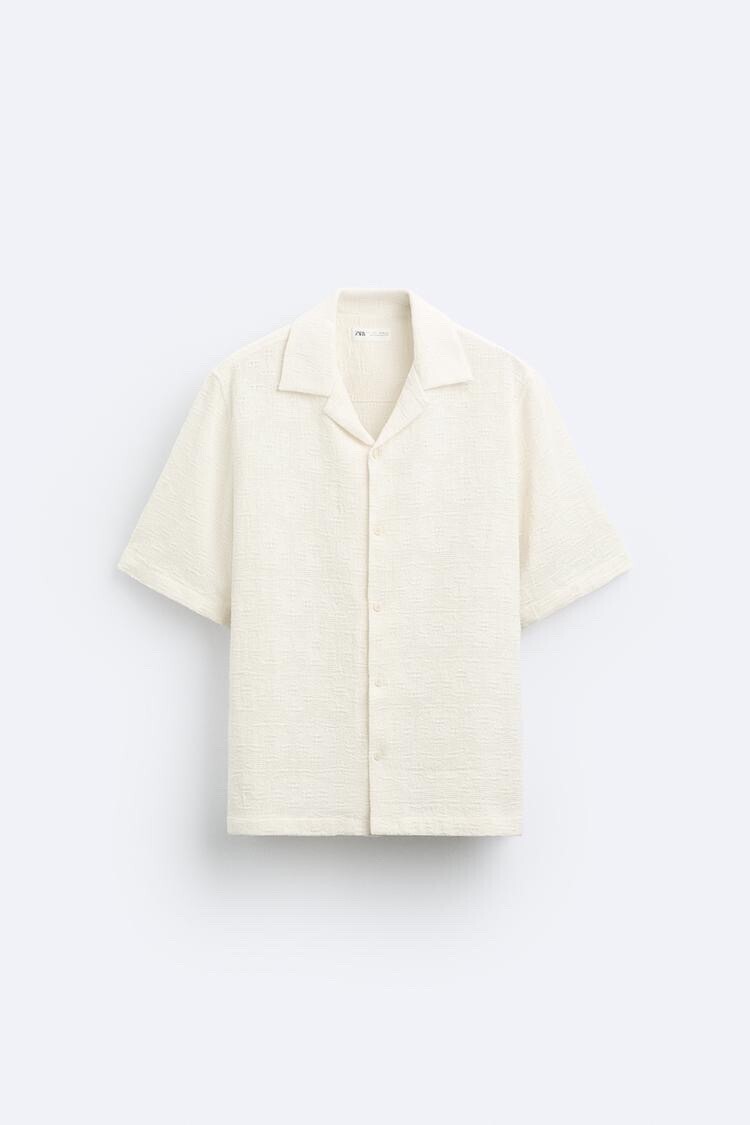 ZARA ジャガードシャツ