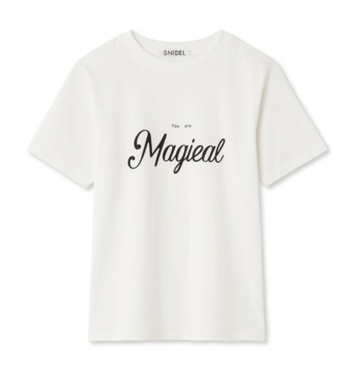 SNIDEL ロゴプリントＴシャツ