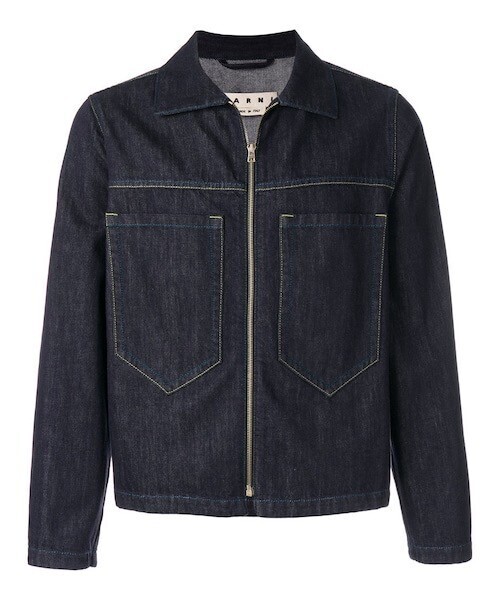 MARNI ジップアップ デニムジャケット - men - コットン - 50