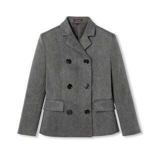GUCCI COTTON CANVAS DELAVÉ JACKET