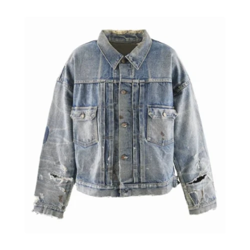 SAINT Mxxxxxx × BerBerJin BJ_DENIM JKT DAMAGE