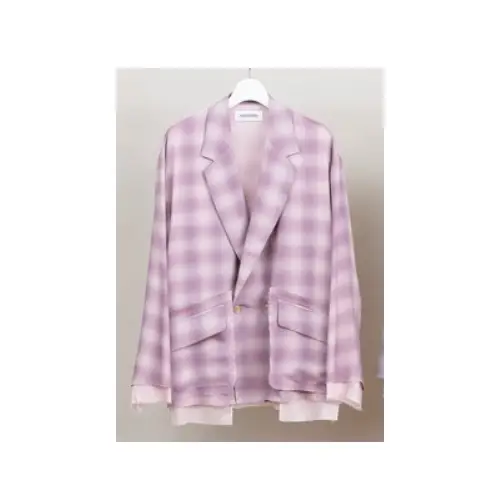 DISCOVERED OMBRE CHECK JACKET