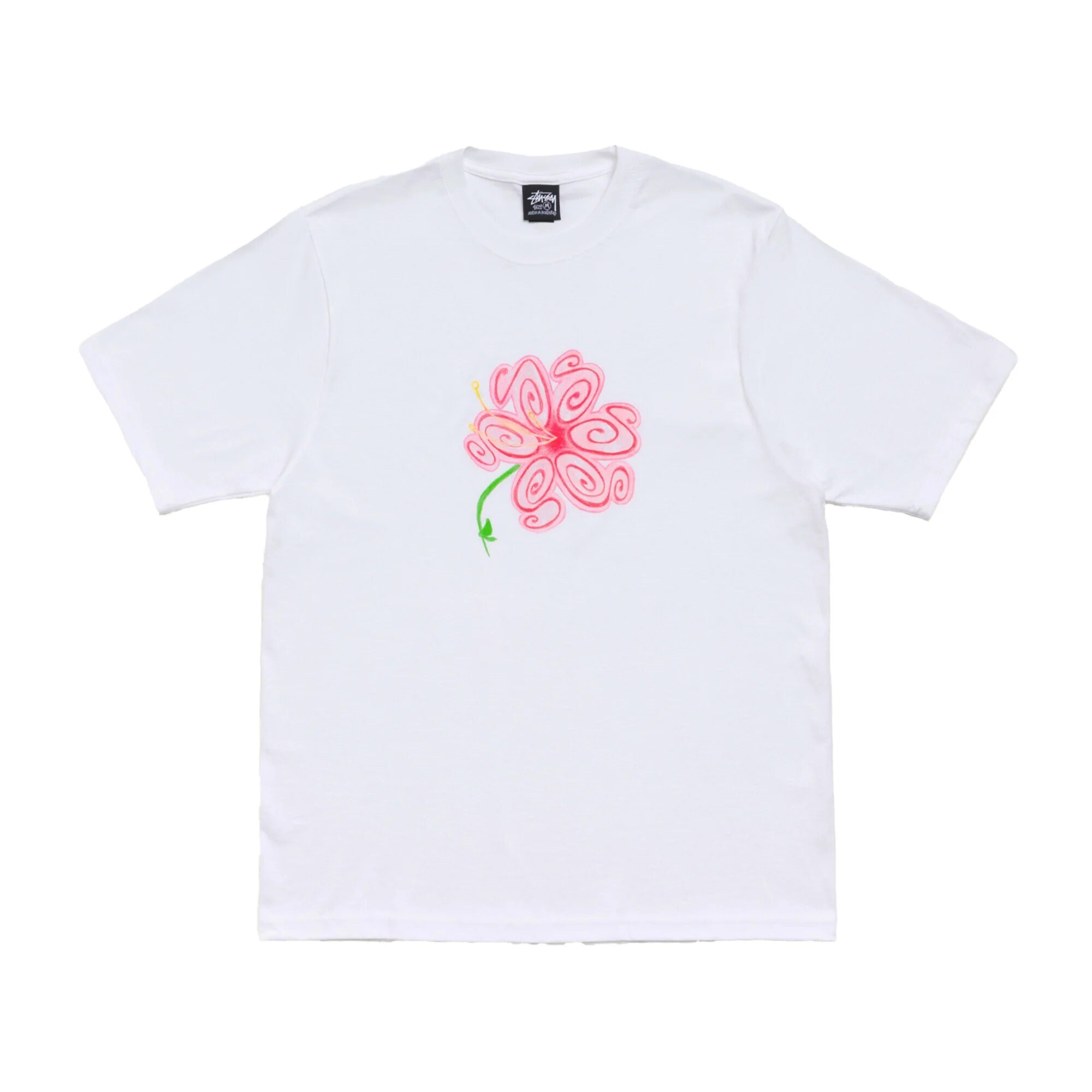STUSSY S Flower Tee