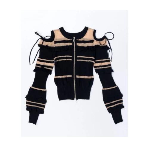 MAISON SPECIAL 2way Ruffle Tops