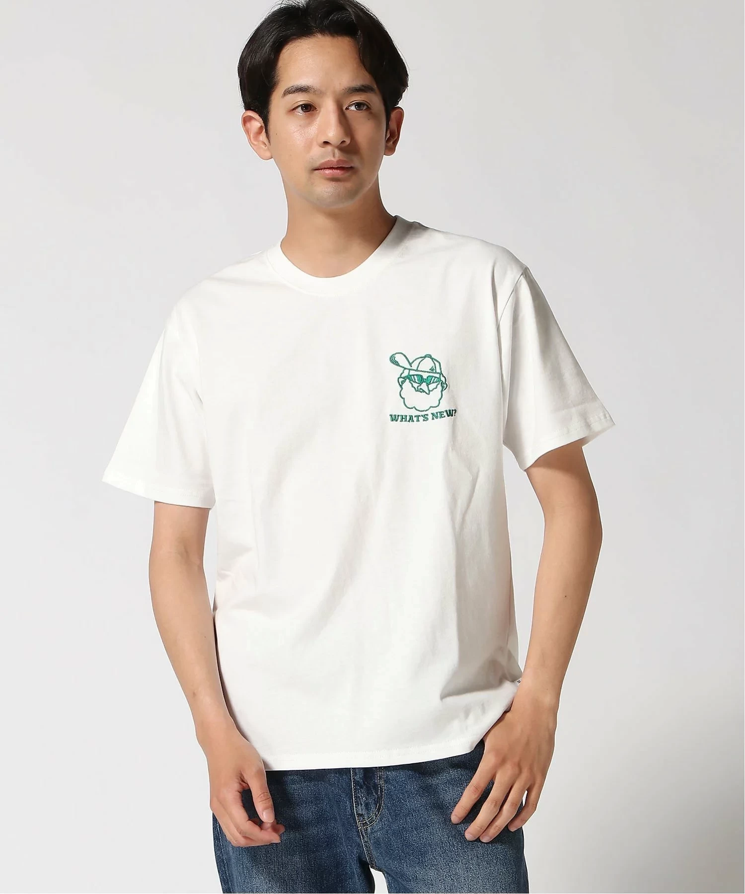 gym master (U)7.4oz WHAT'S NEW刺繍Tee