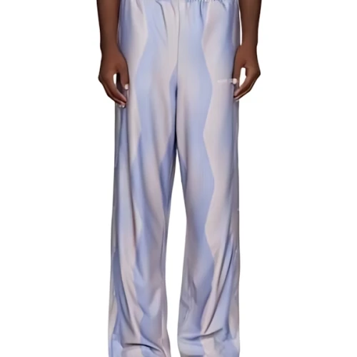 Acne Studios Blue Purple & Beige Striped