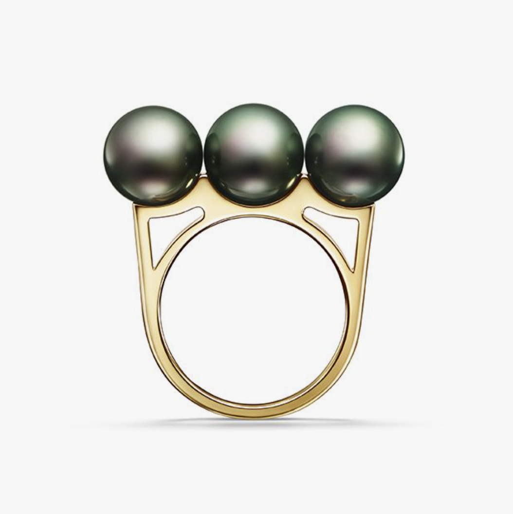 TASAKI バランス エラ ブラック リング