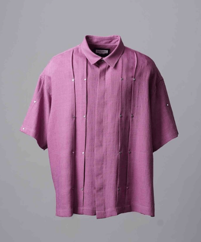 MAISON SPECIAL Prime-Over Rivet Short Sleeve Alien Shirt
