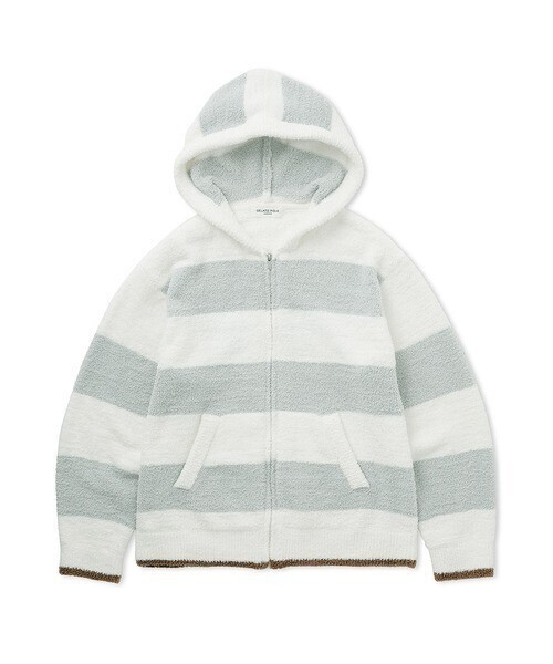 GELATO PIQUE HOMME パウダートリムボーダーパーカ