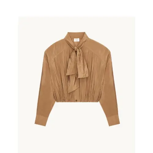 SAINT LAURENT ラヴァリエ ブラウス（タフタ）