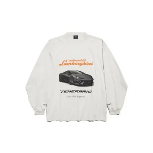 Balenciaga Automobili Lamborghini Long Sleeve Tシャツ