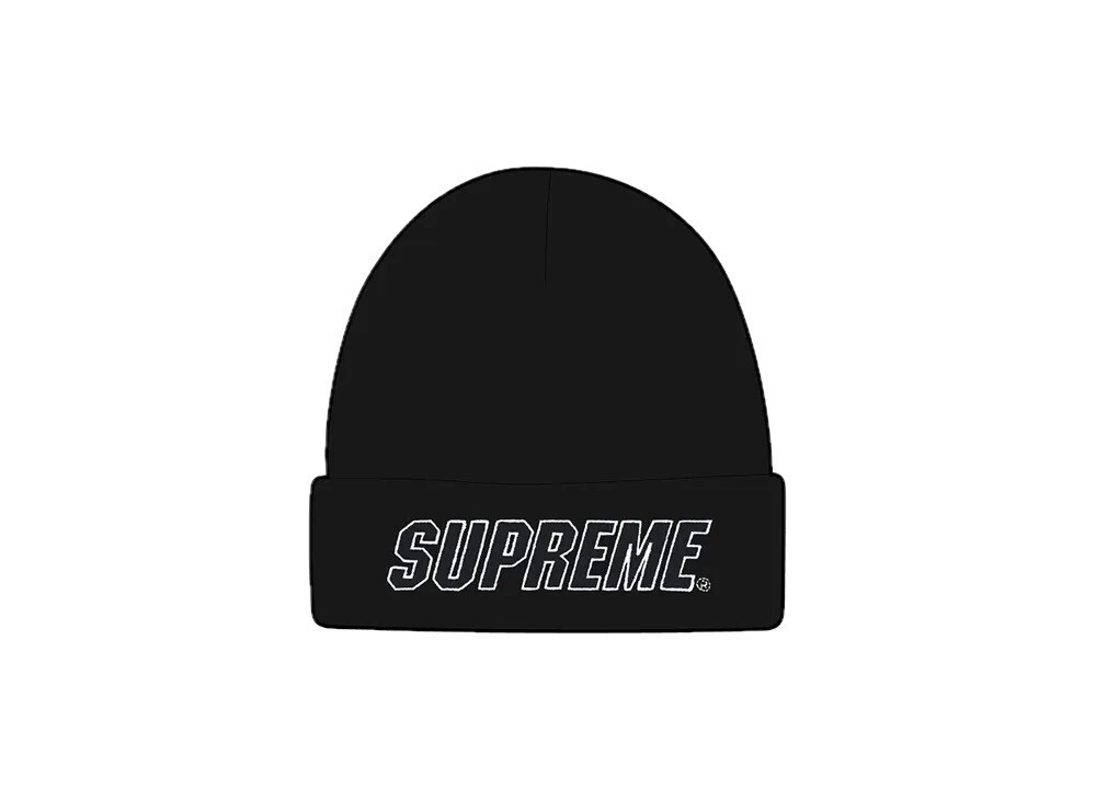 Supreme Slant Beanie "Black"