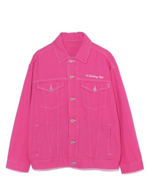 A BATHING APE CHAMPION OVERSIZED COLOR TWILL JACKET L