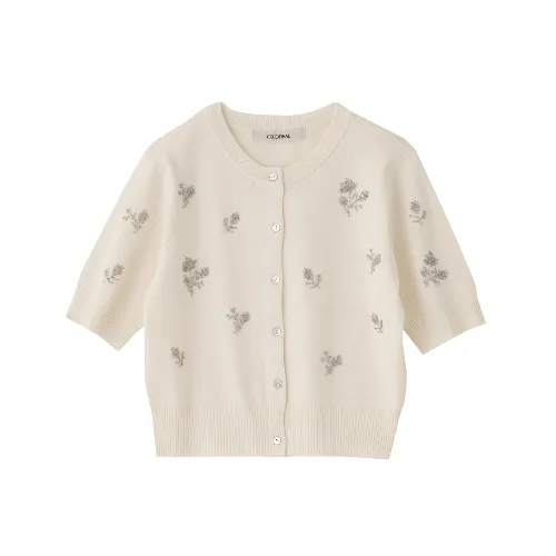 COCO DEAL ビジューニットカーディガン