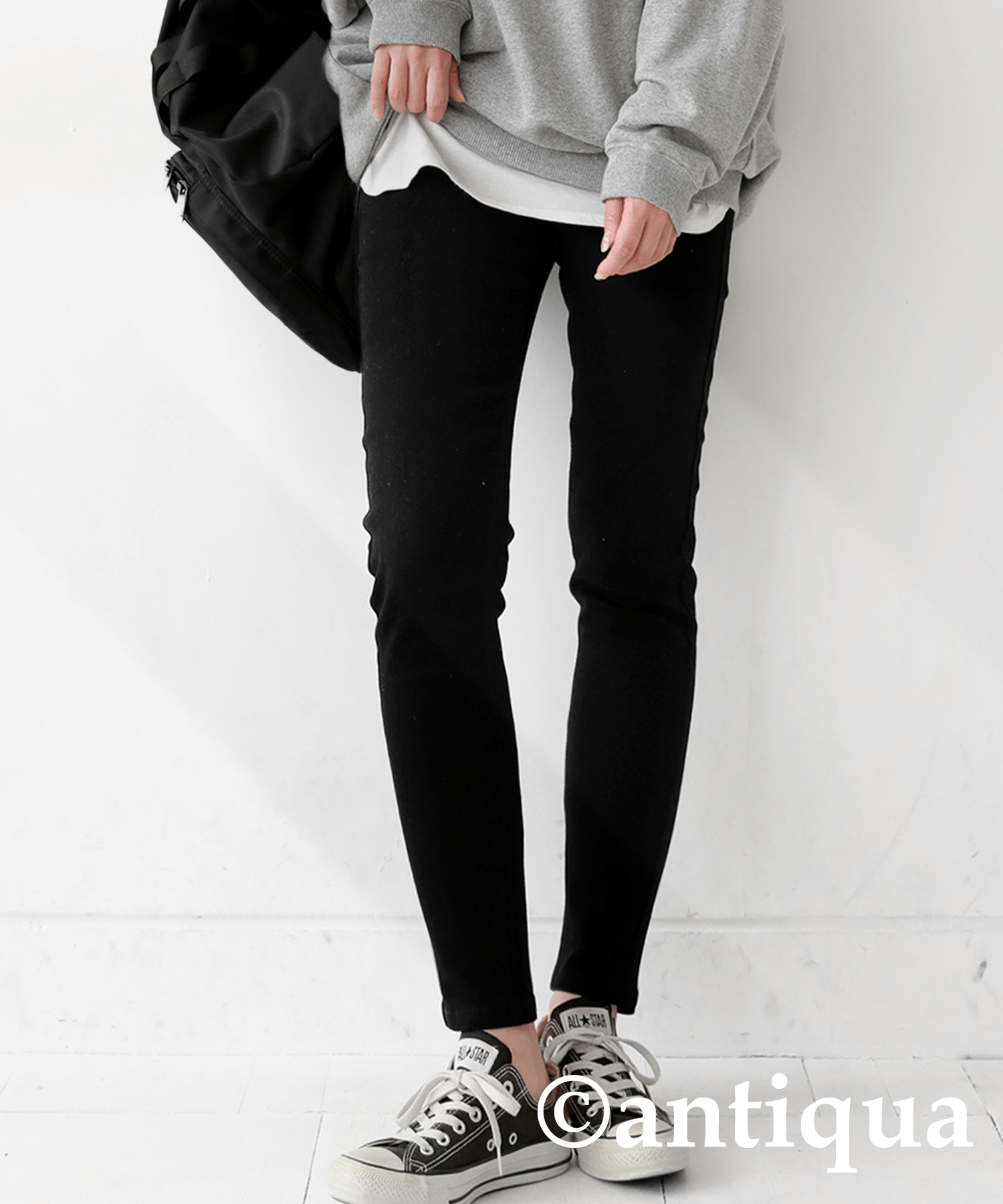 antiqua スキニーパンツ レディース ストレッチパンツ カラーパンツ・na-00406