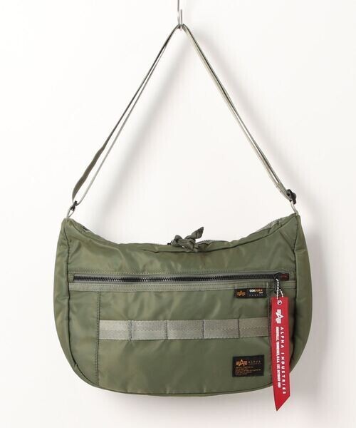 Alpha Industries TZ1083 ナイロンコーデュラツイル ショルダーバッグ