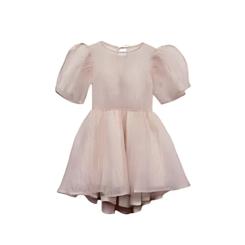 HONEY MI HONEY jacquard puff sleeve tunic