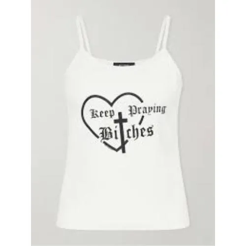 WILLY CHAVARRIA Keep Praying Bitches Tank Top