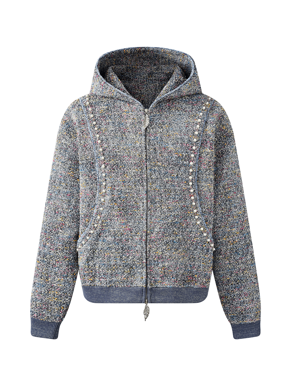 Birth Of Royal Child Pearl Tweed Hoodie Jacket