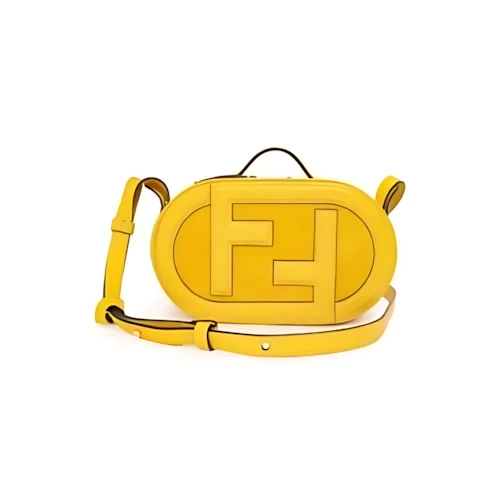 FENDI Aurock Camera Case Small Leather Mini Bag "Black"