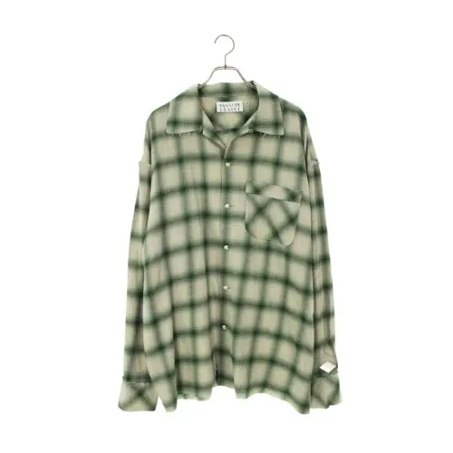el conductorH OPEN COLLAR FRAYED SHIRT