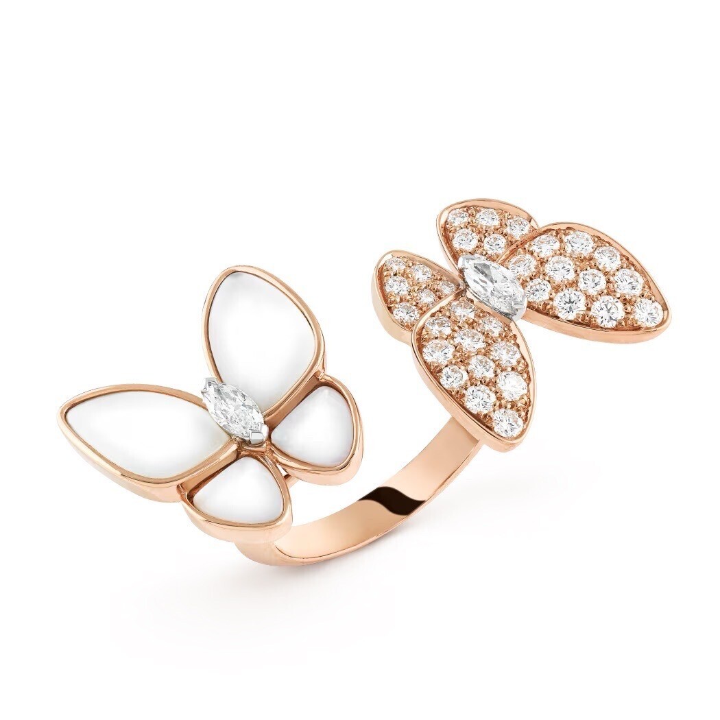 Van Cleef & Arpels ドゥ パピヨン アントレ レ ドア リング