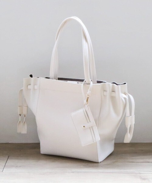 cachecache サイドドロストA4トートバッグ