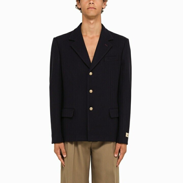 GUCCI Caspian wool single-breasted jacket