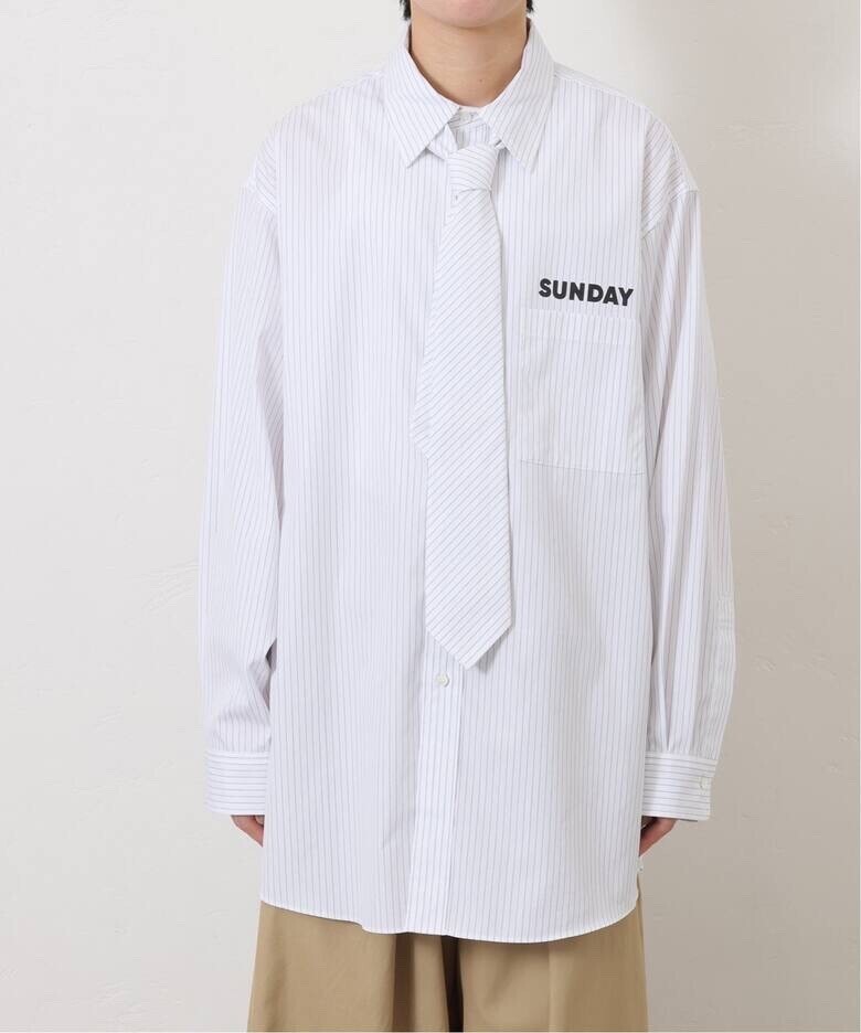 journal standard luxe SUNDAY シャツ プラスネクタイ