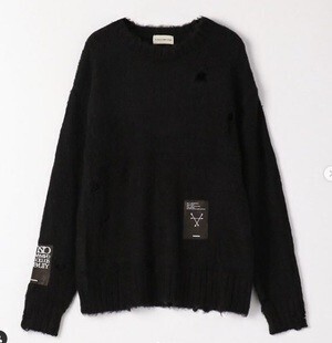FORSOMEONE DAMAGED KNIT