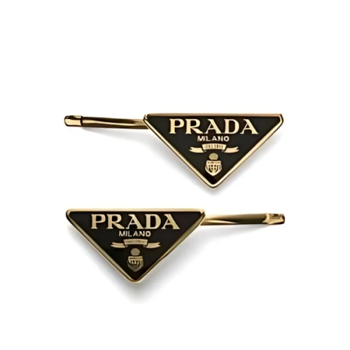 PRADA メタル ヘアピン