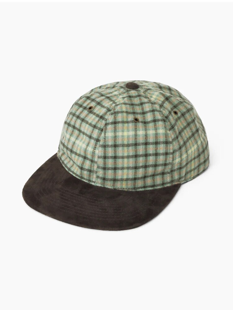 KHAKIS Robby Suede Cap - Green