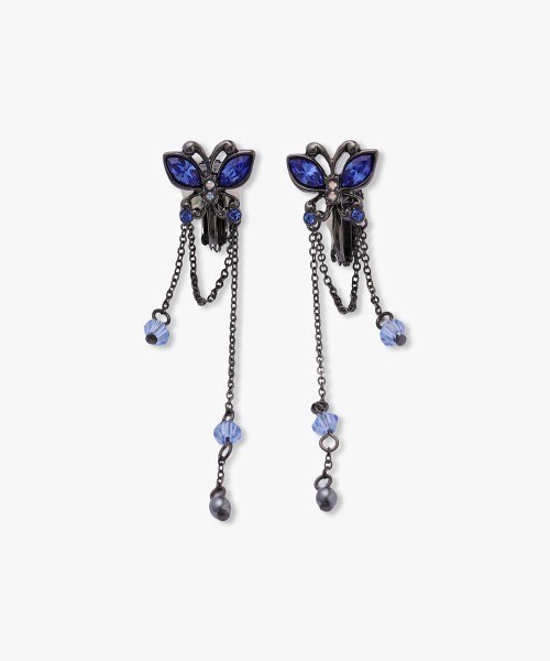ANNA SUI 蝶モチーフ イヤリング