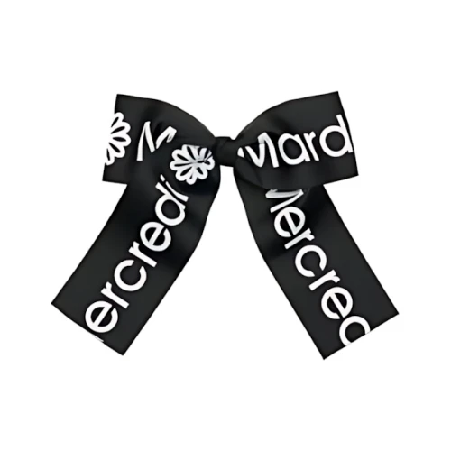 Mardi Mercredi HAIR CLIP LOGO RIBBON