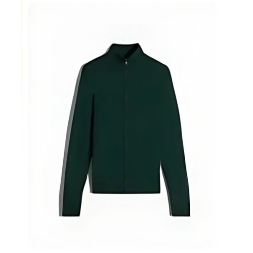 dunhill メリノ ジップスルー ニット