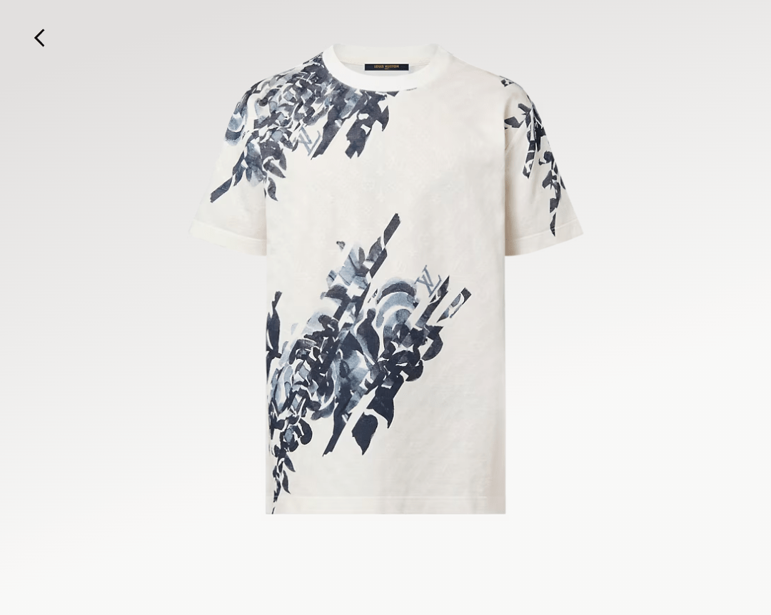 LOUIS VUITTON モノグラムコットンピケTシャツ