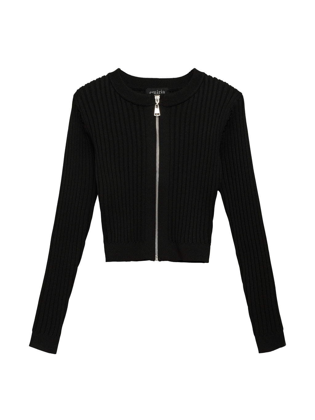 EmiriaWiz Zip-up short knit tops
