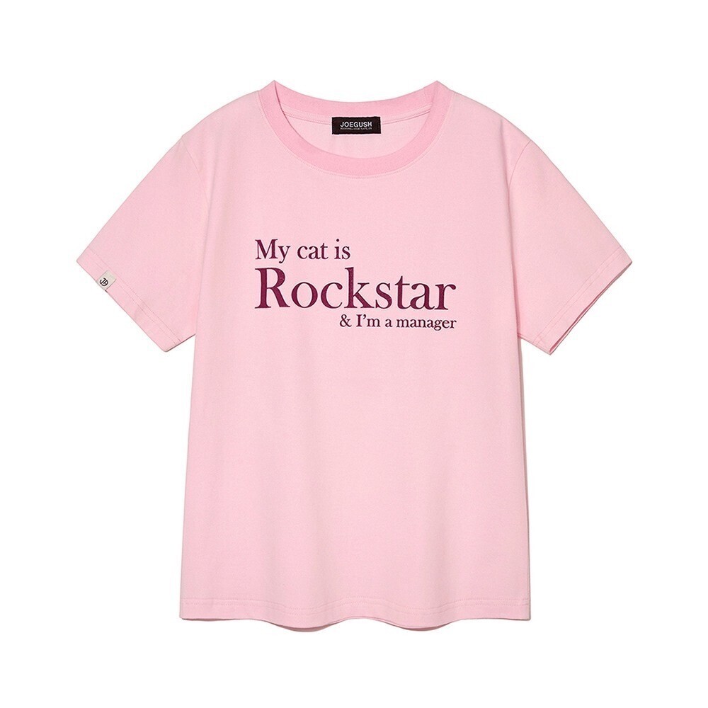JOEGUSH JOEGUSH My cat is Rockstar (CROP VER.) "Baby Pink"