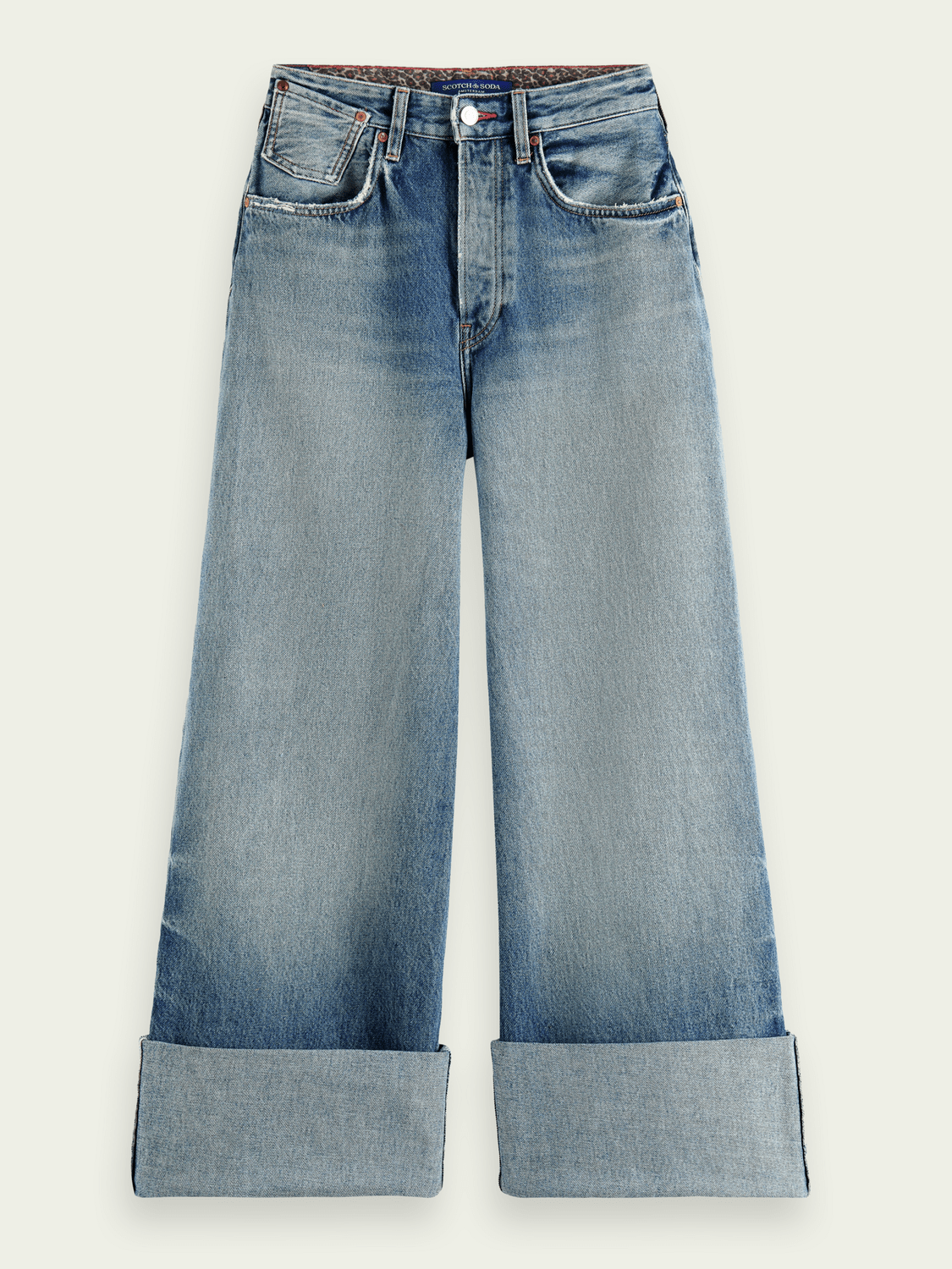 SCOTCH & SODA The Free mid-rise super-wide leg