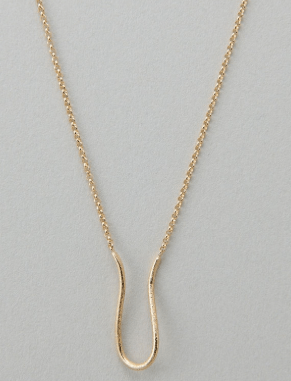 ete bijoux K18YG ドロー ネックレス