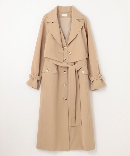 GRACE CONTINENTAL ストレッチスラブ3WAYコート