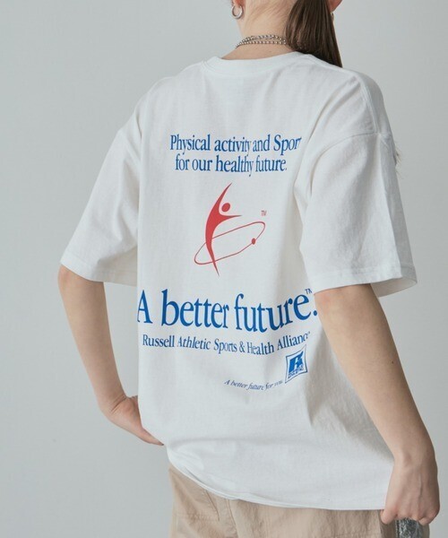 CREOLME RUSSELL ATHLETIC×CREOLME 別注Tシャツ レディース