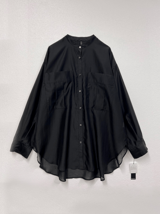 FlyingCross シアーポケットワイドシャツ