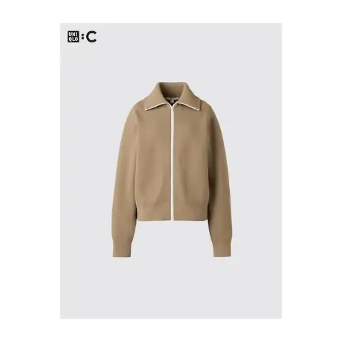 UNIQLO : C ミラノリブフルジップカーディガン